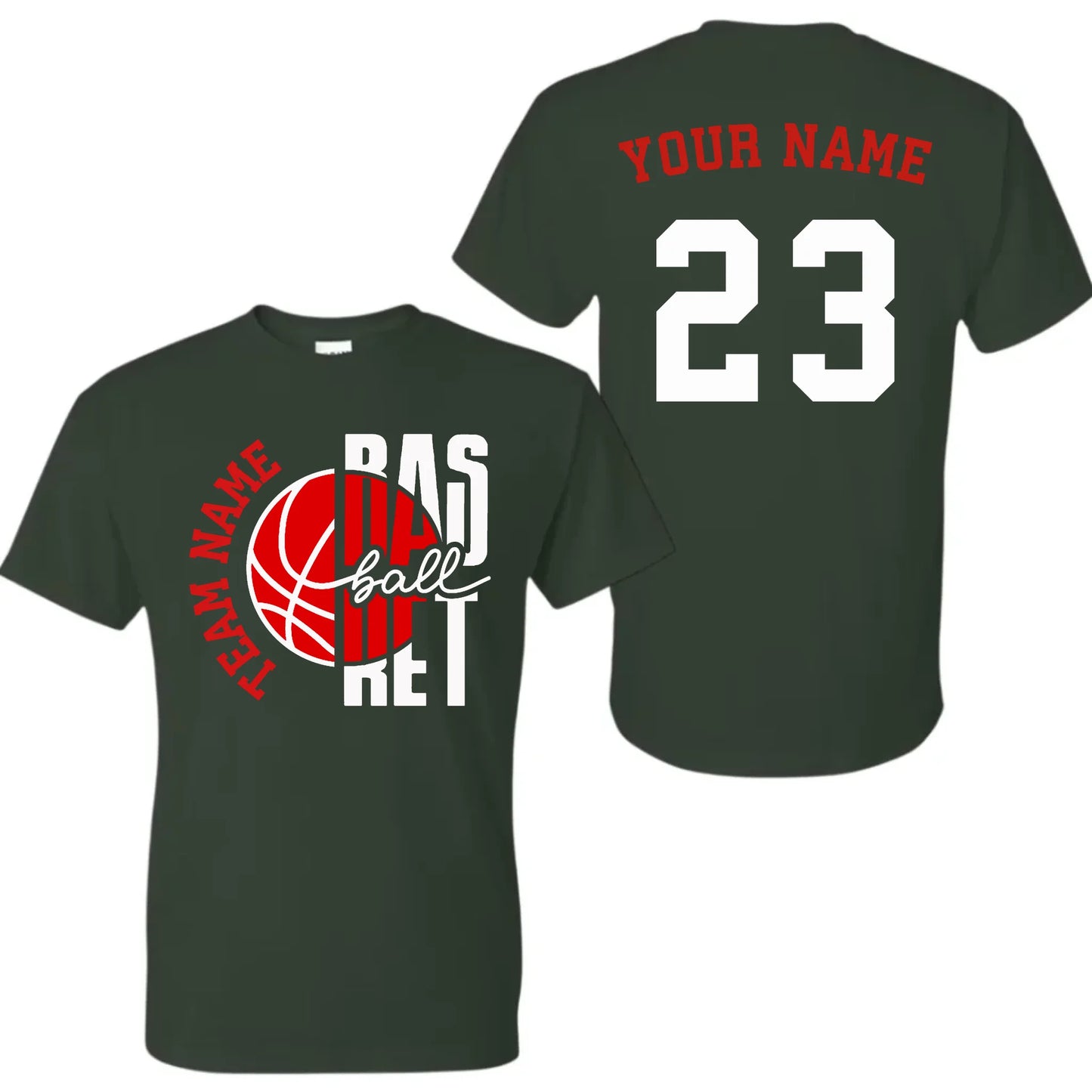 forest green t-shirt mk