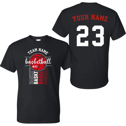 black t-shirt mk