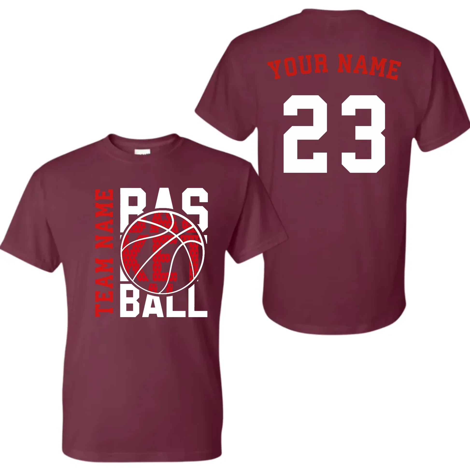 Maroon-mk-t-shirt