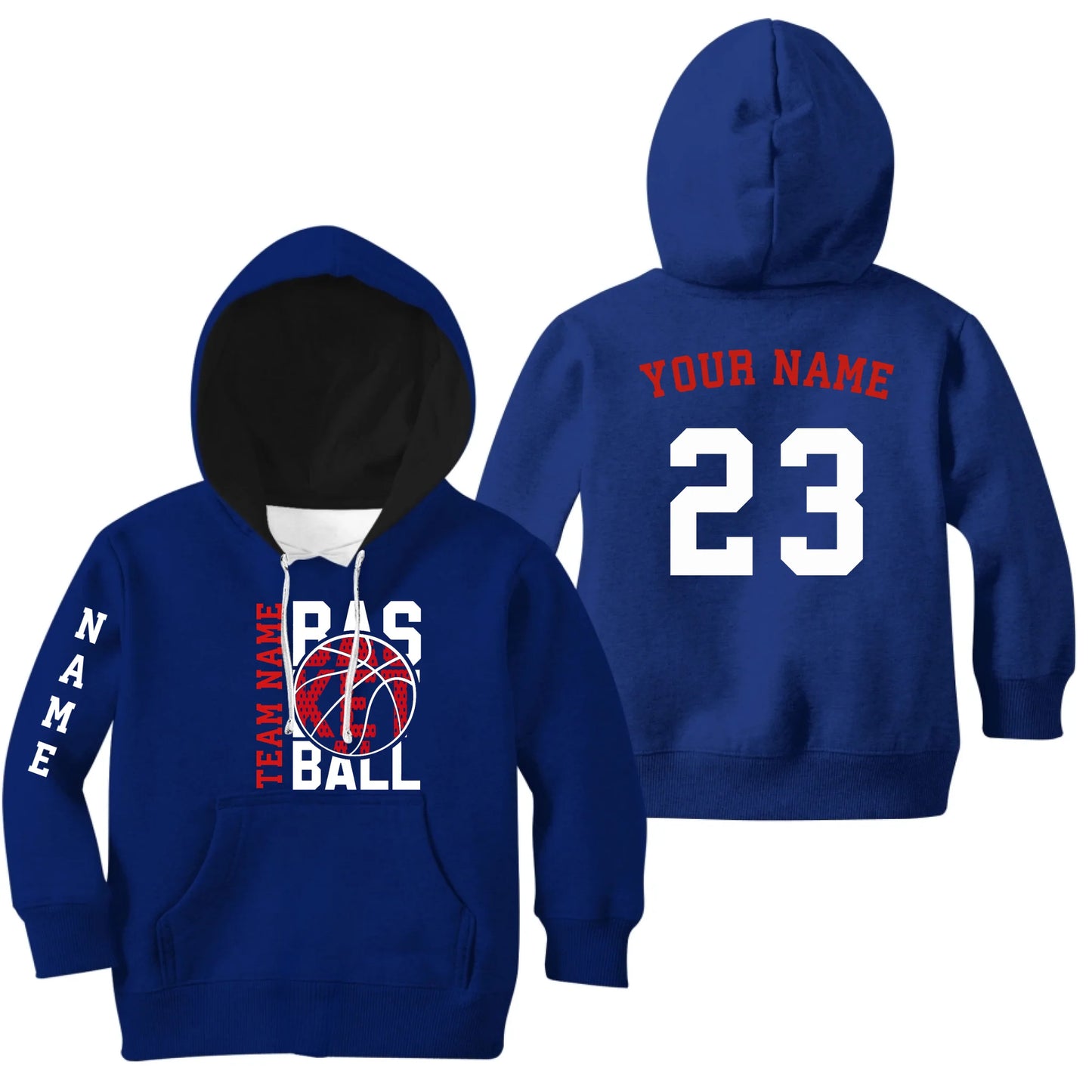 Kids Hoodie-Navy