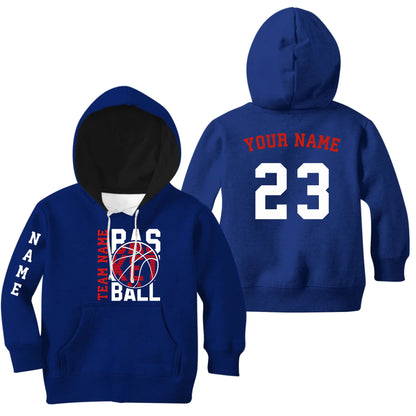 Kids Hoodie-Navy
