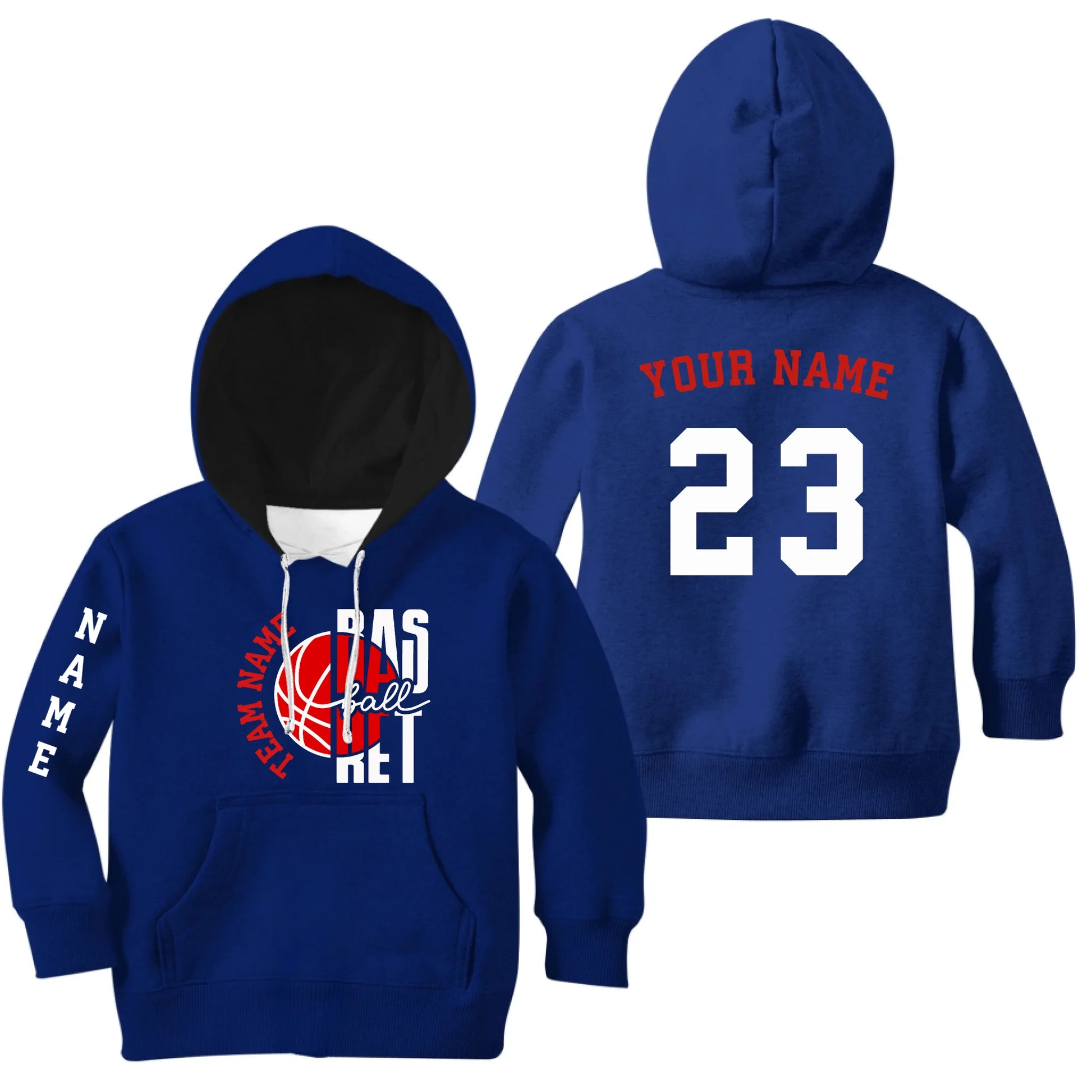 Kids Hoodie-Navy