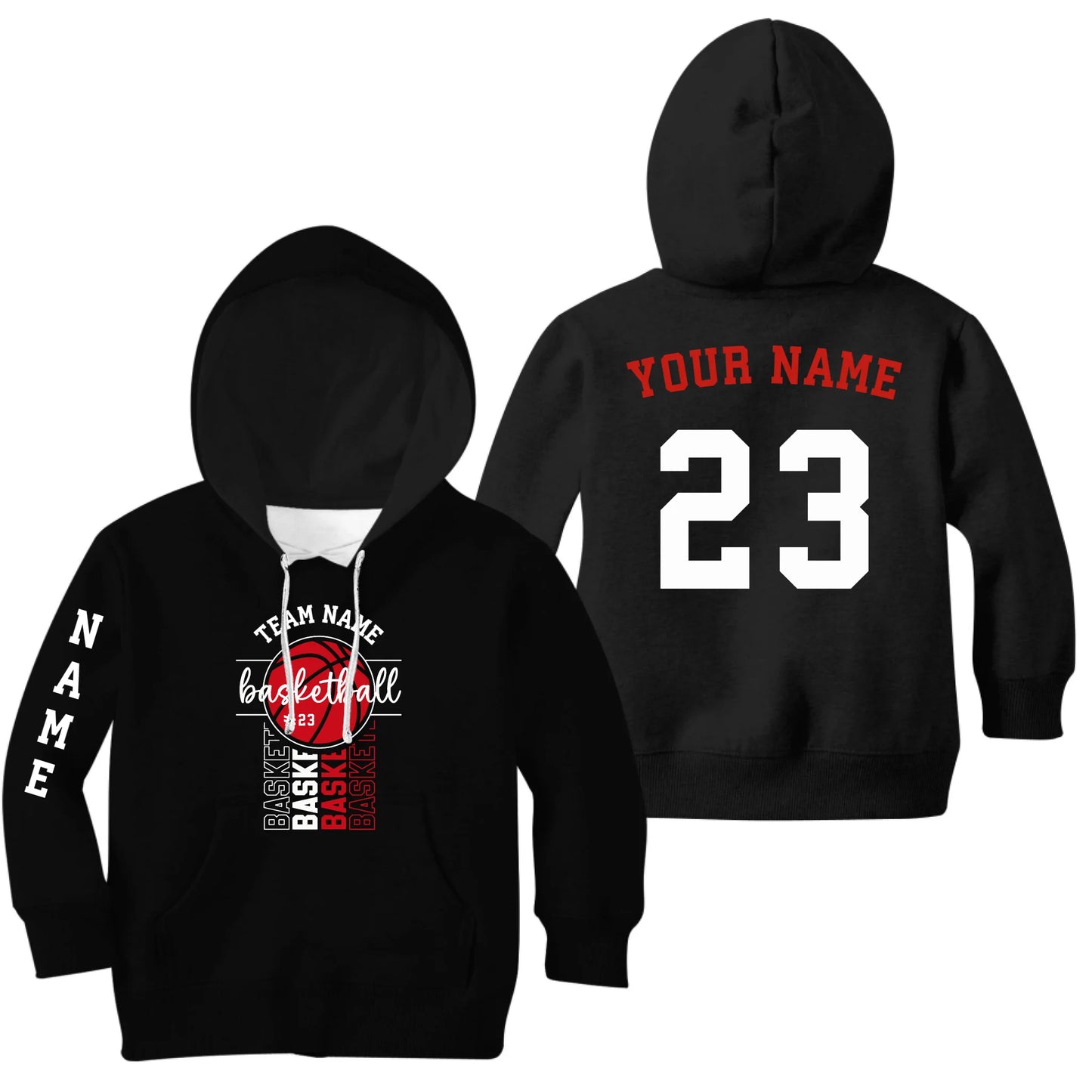 Kids Black Hoodie