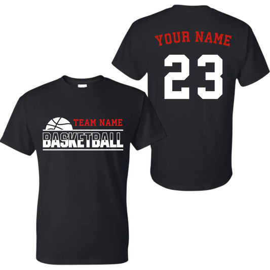 black t-shirt mk