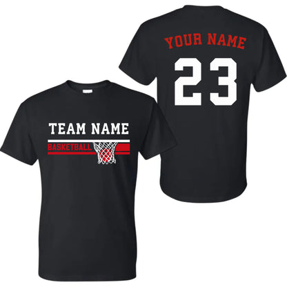 black t-shirt mk