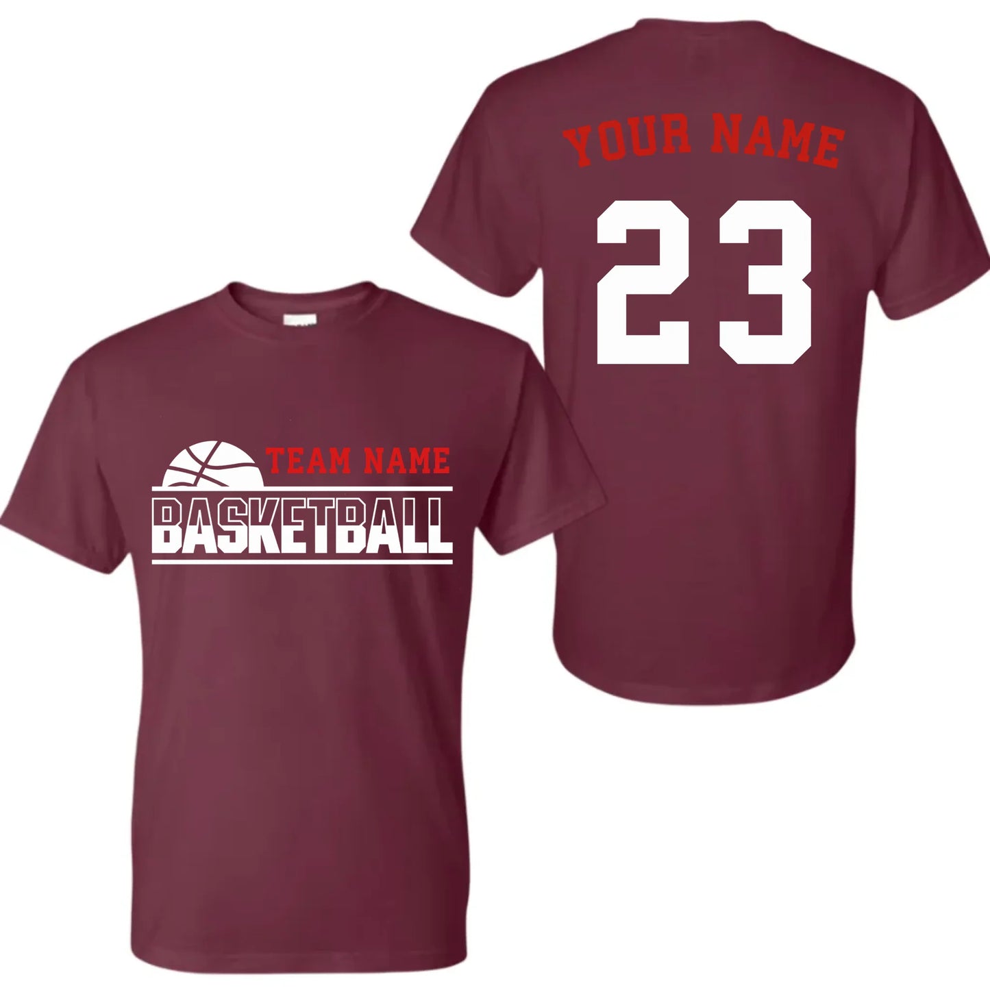 Maroon-mk-t-shirt