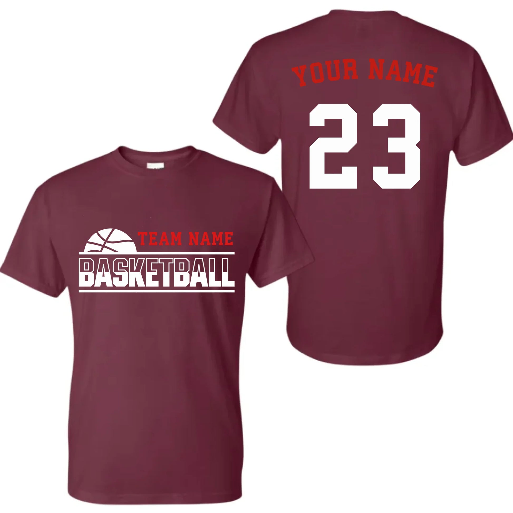 Maroon-mk-t-shirt