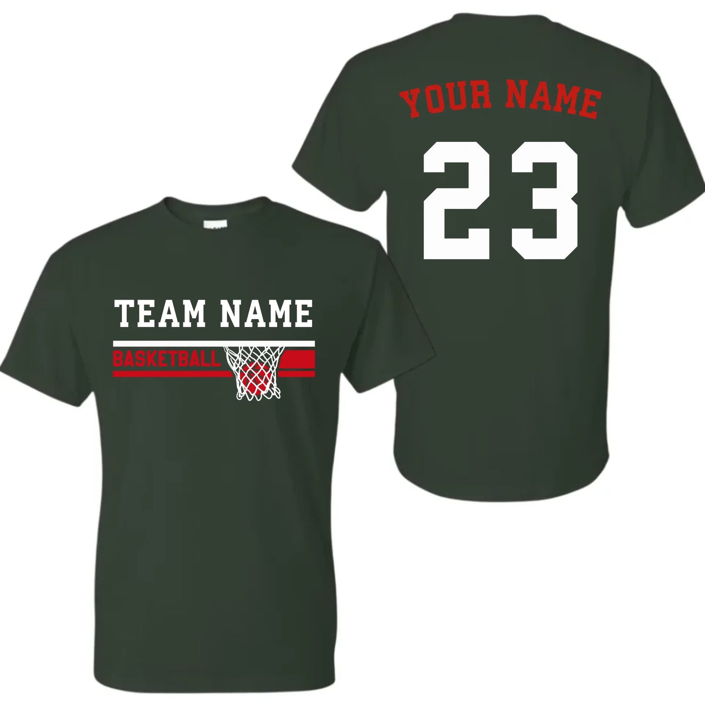 forest green t-shirt mk