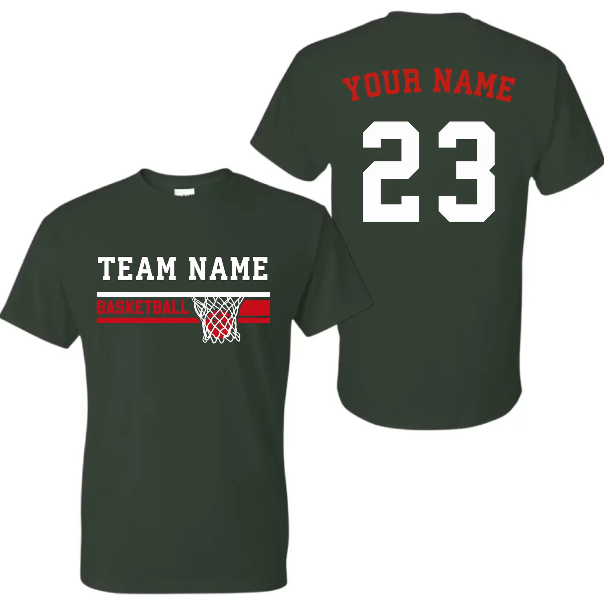 forest green t-shirt mk