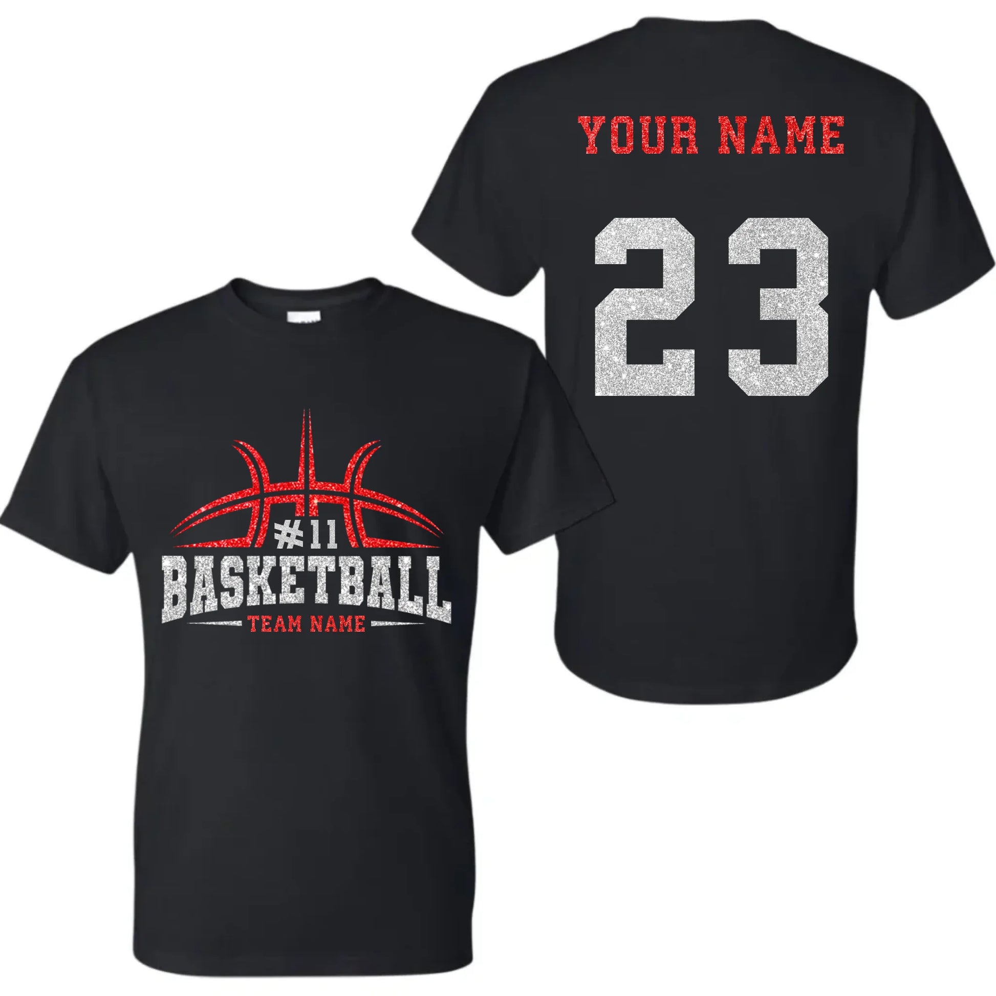 black t-shirt mk