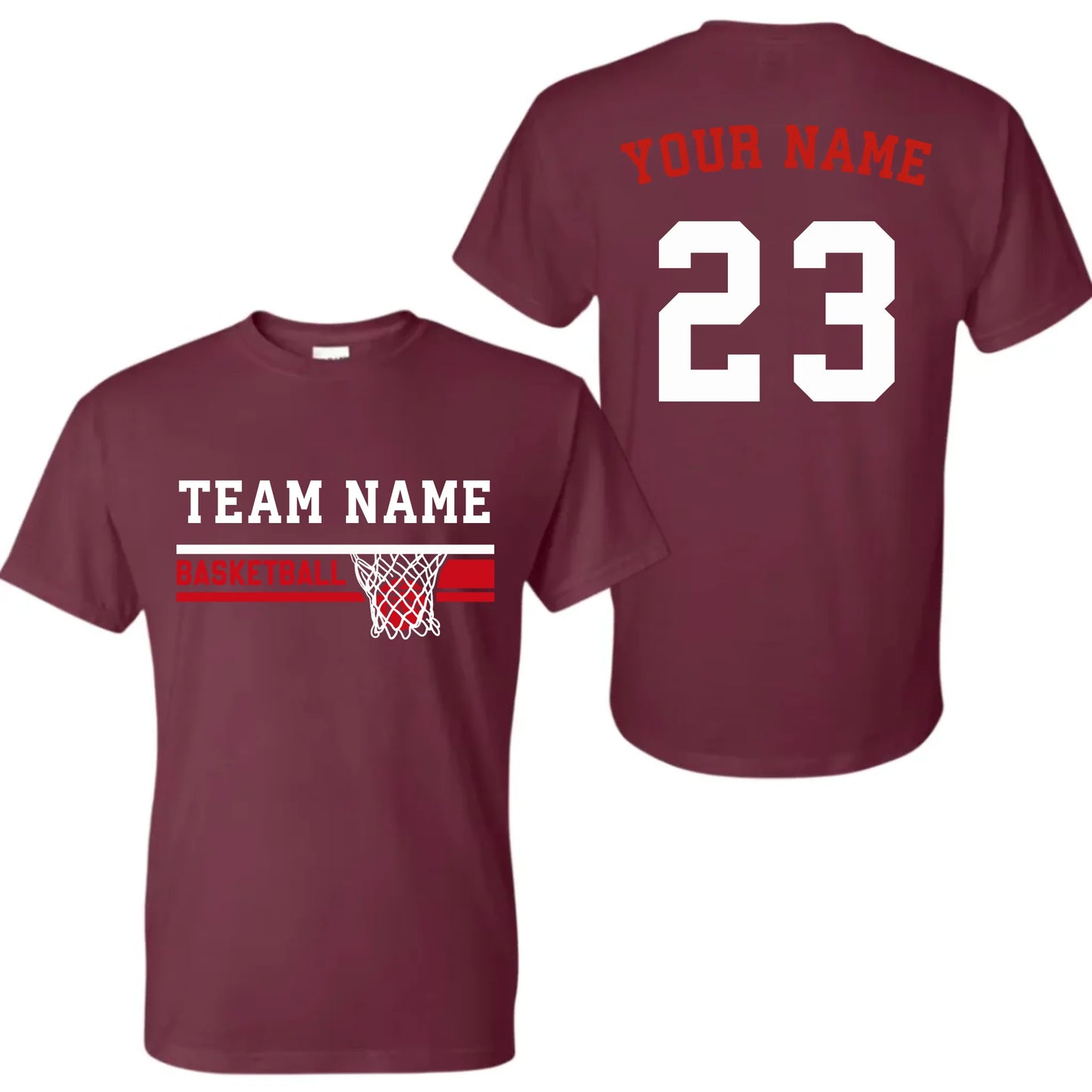 Maroon-mk-t-shirt