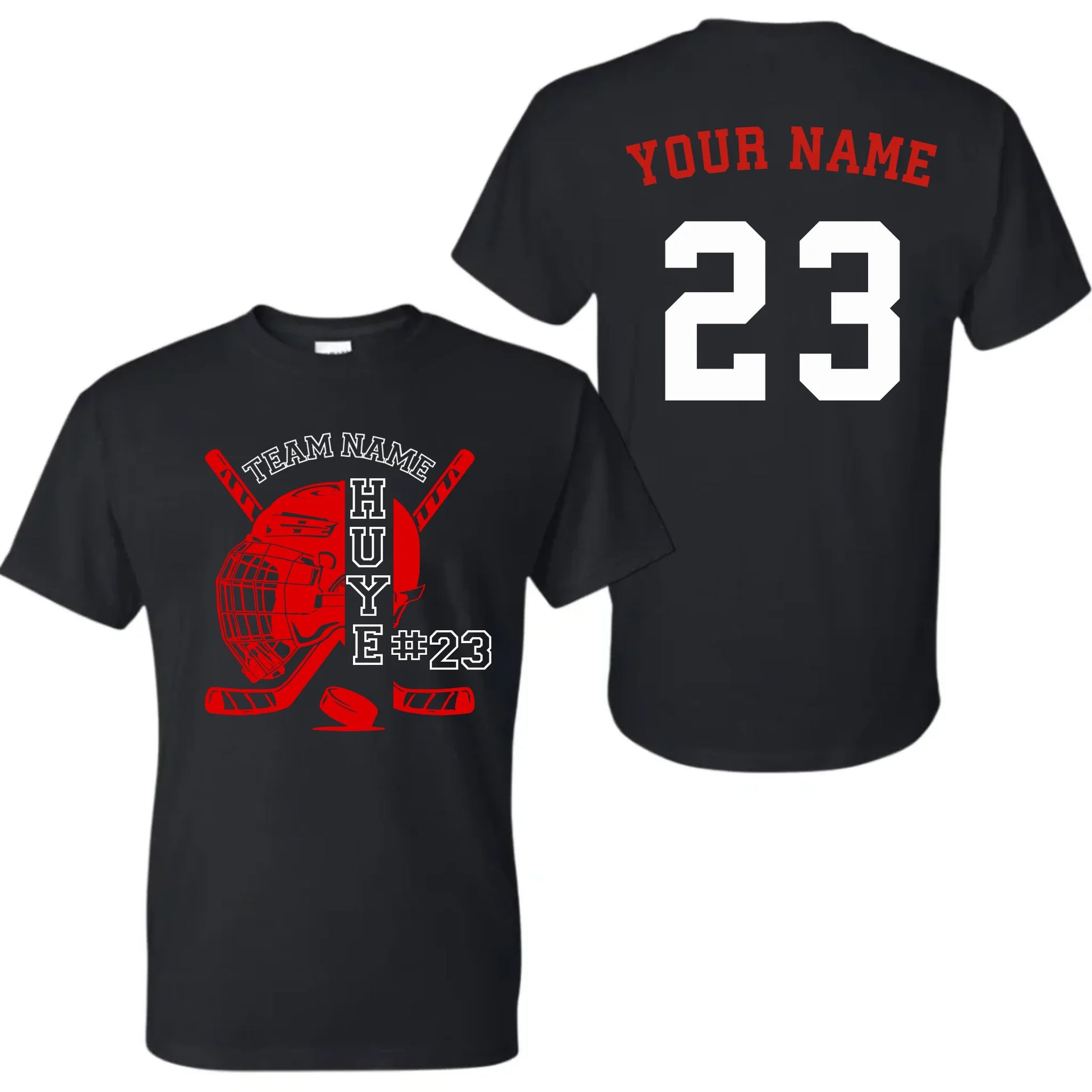 black t-shirt mk