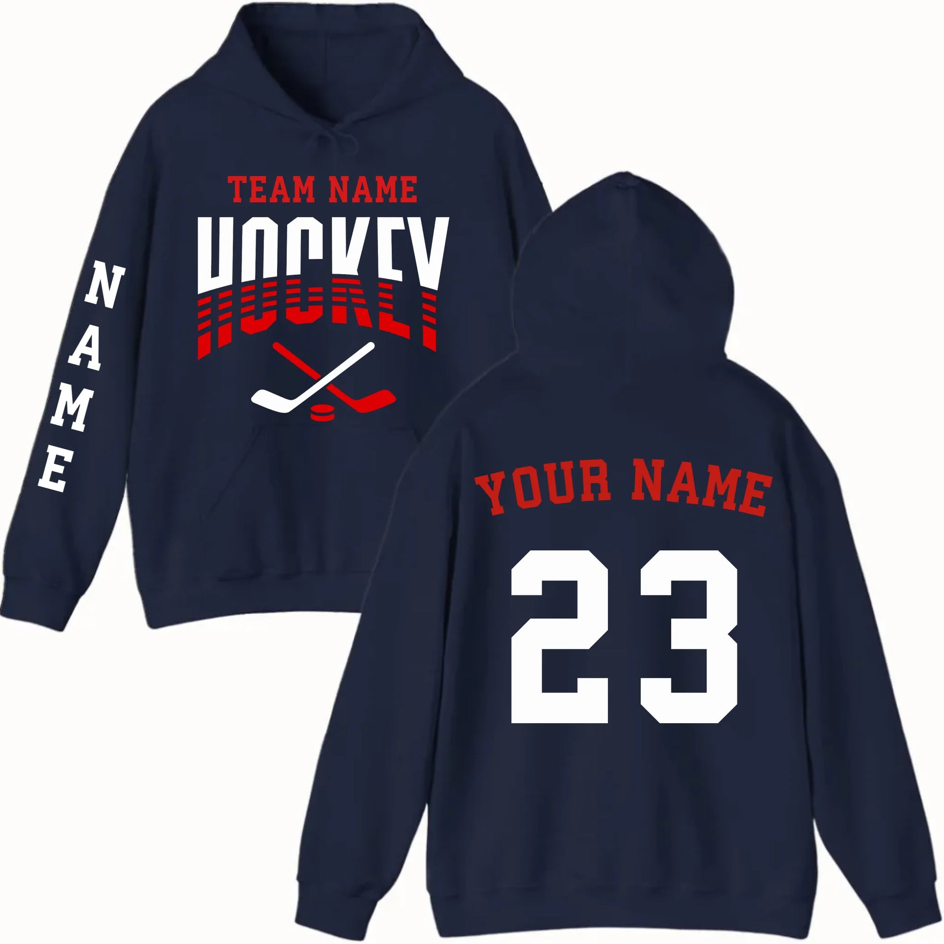 New Hoodie-navy