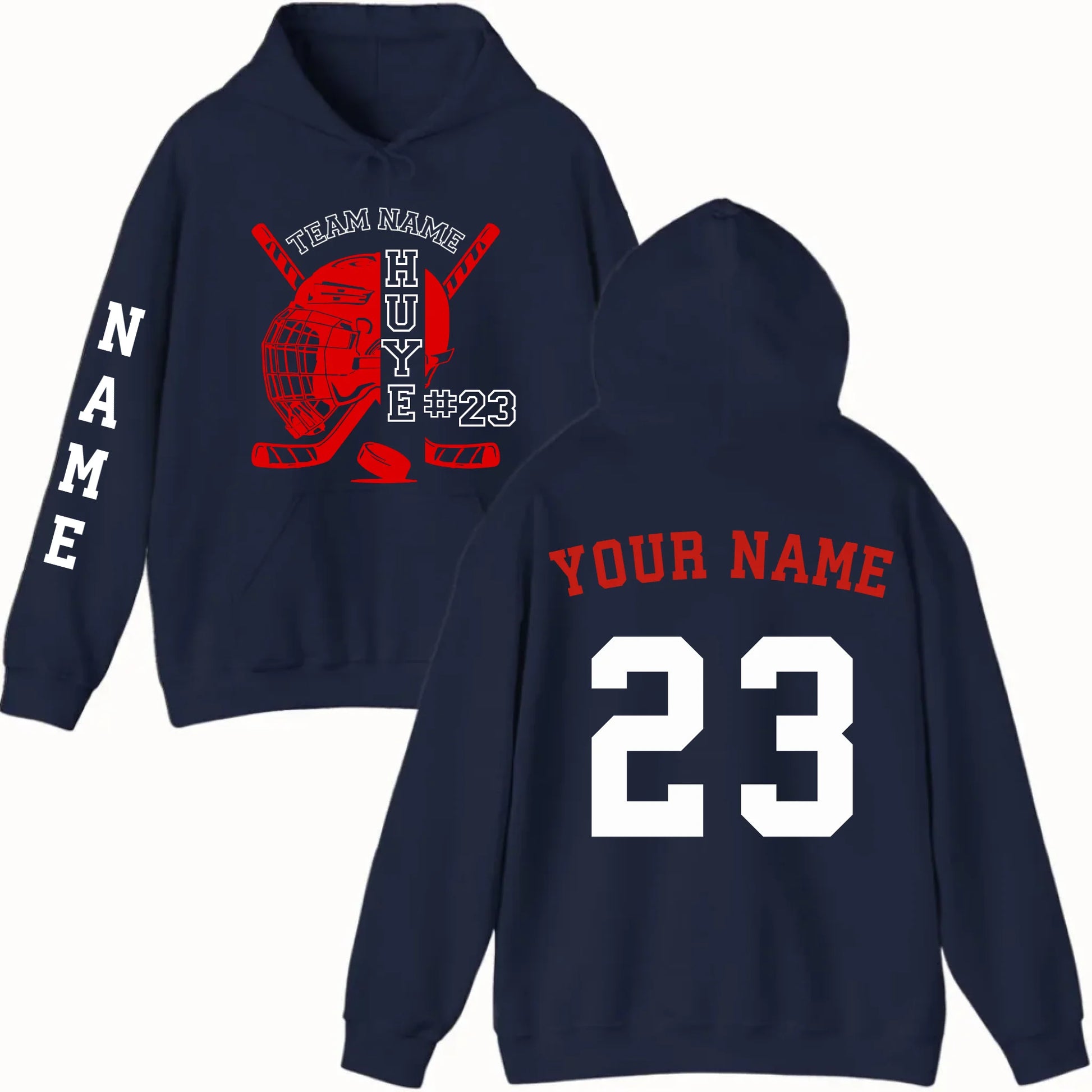 New Hoodie-navy