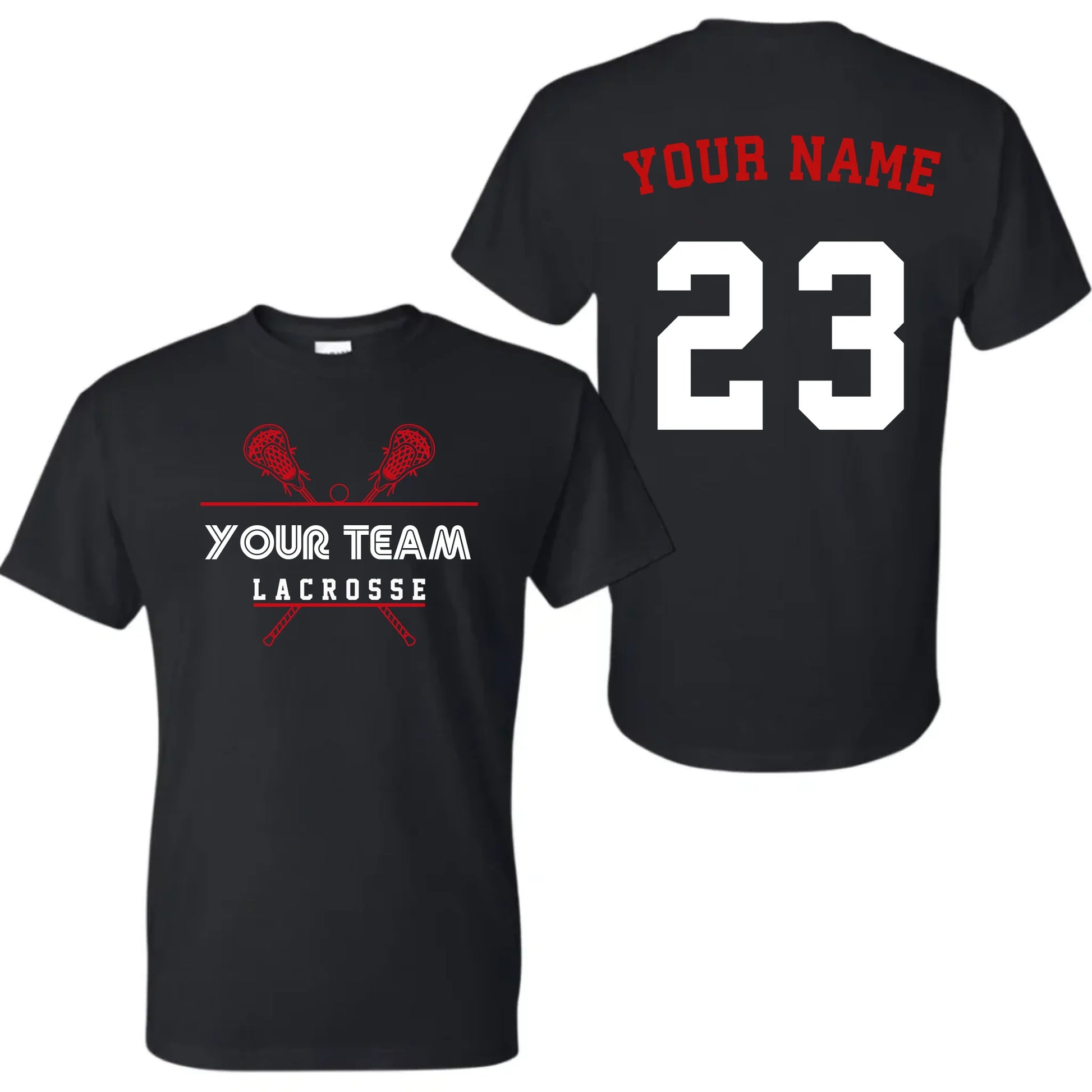 black t-shirt mk
