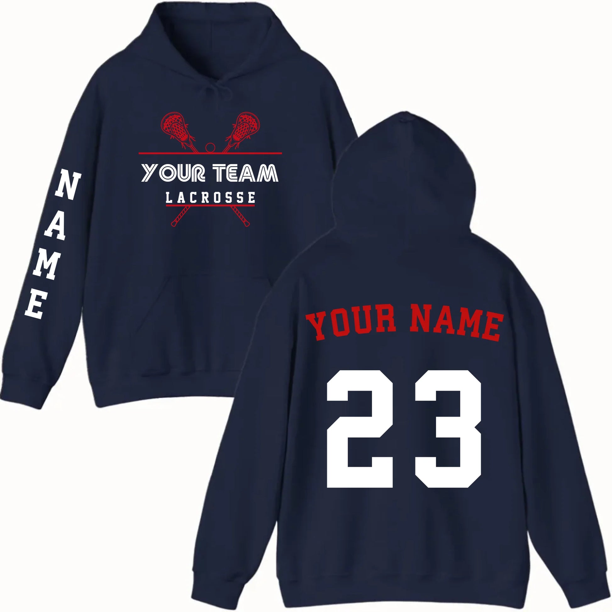 New Hoodie-navy