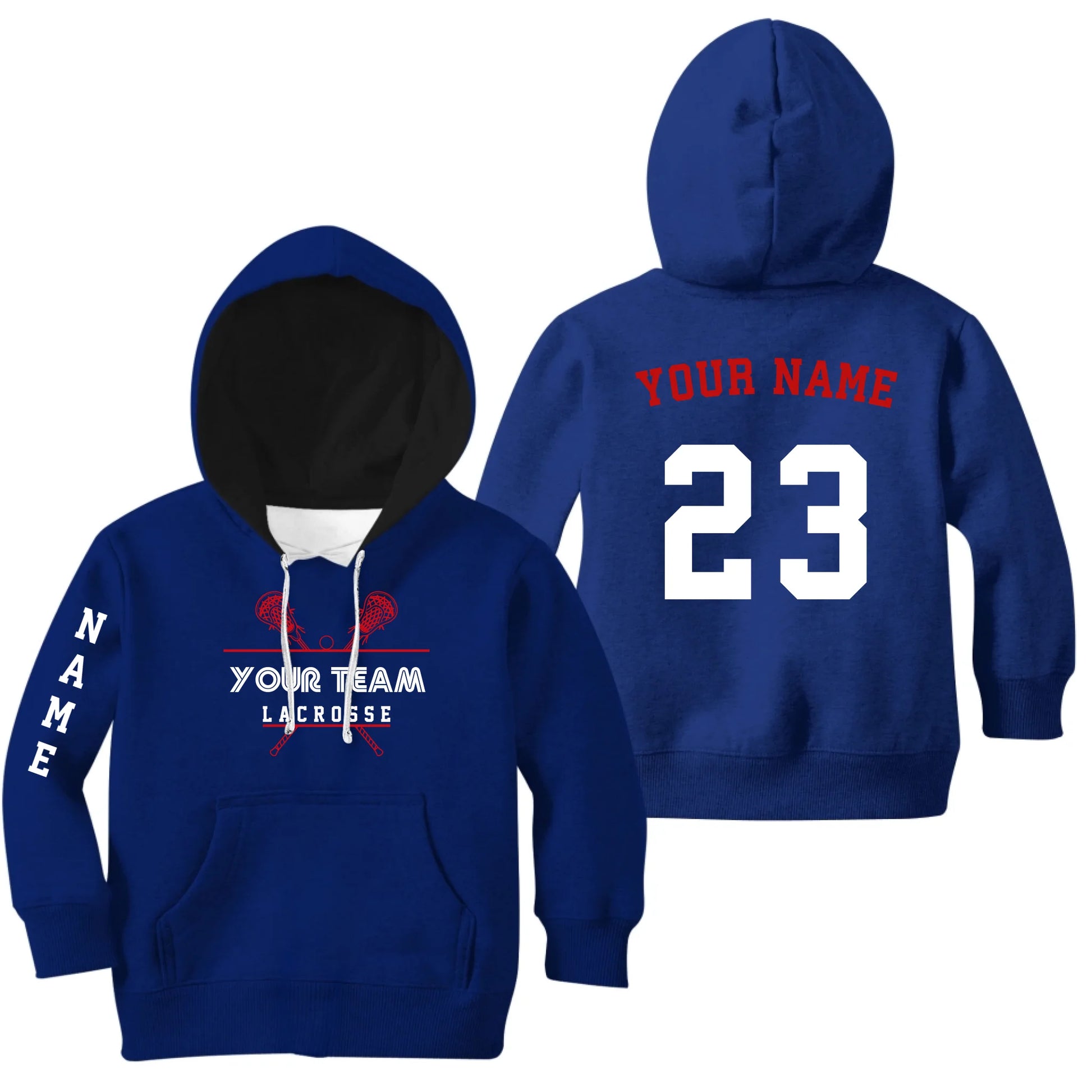 Kids Hoodie-Navy