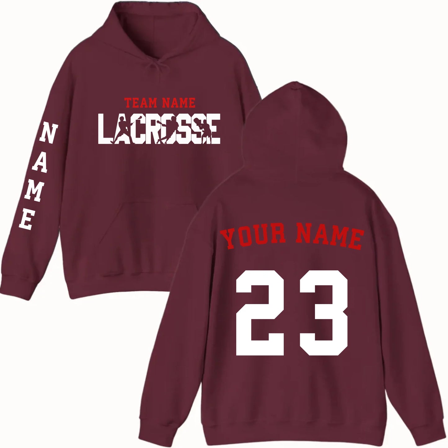 New Hoodie-Maroon