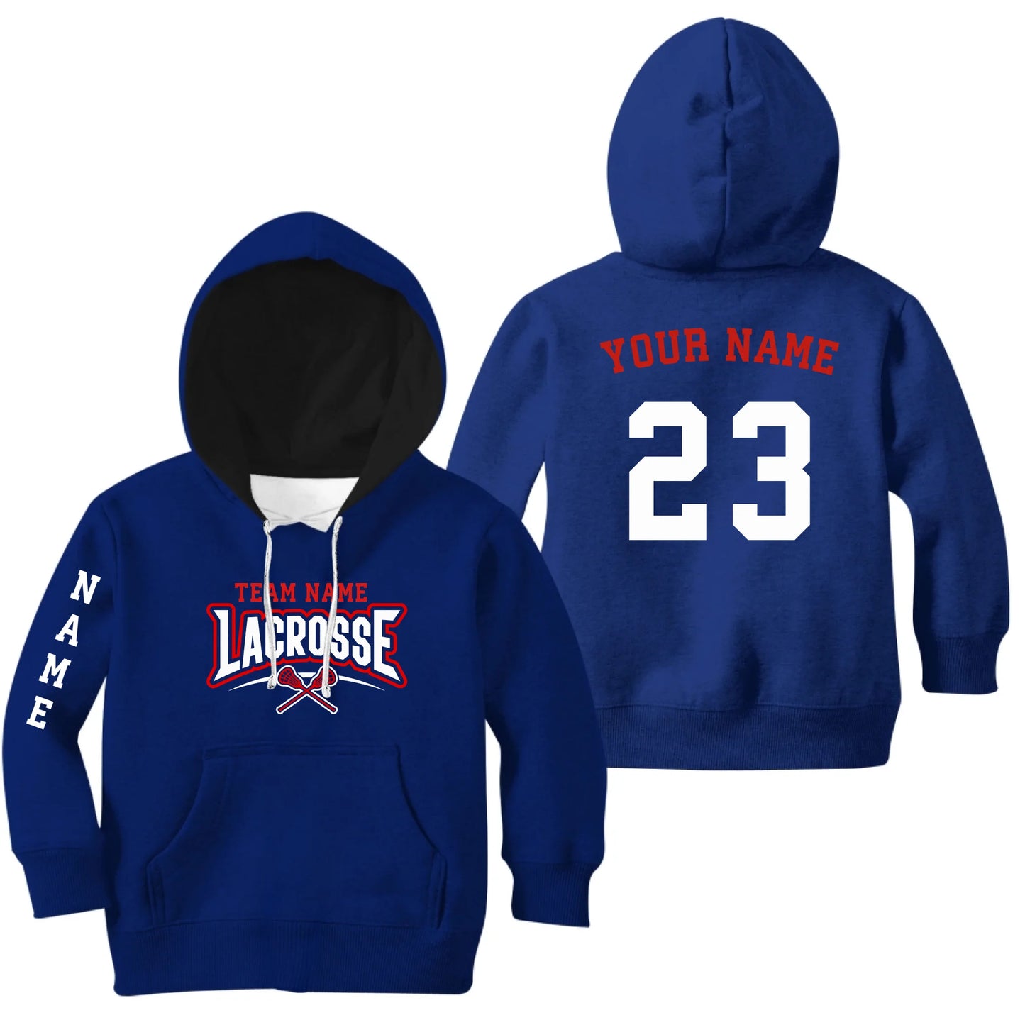Kids Hoodie-Navy