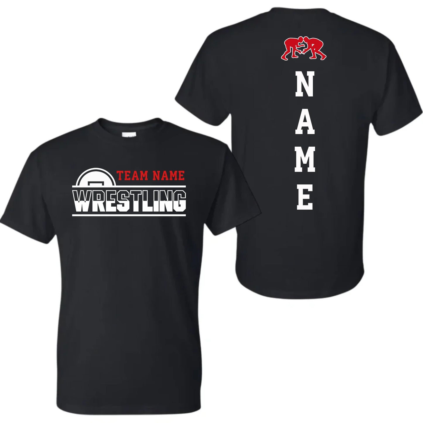 black t-shirt mk
