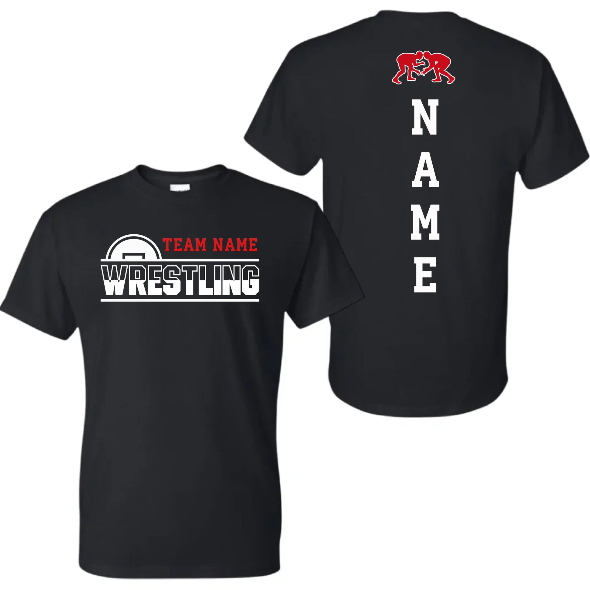 black t-shirt mk