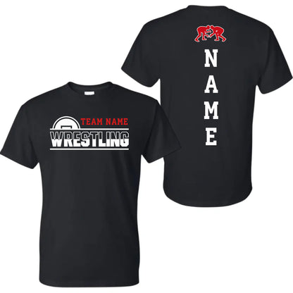 black t-shirt mk