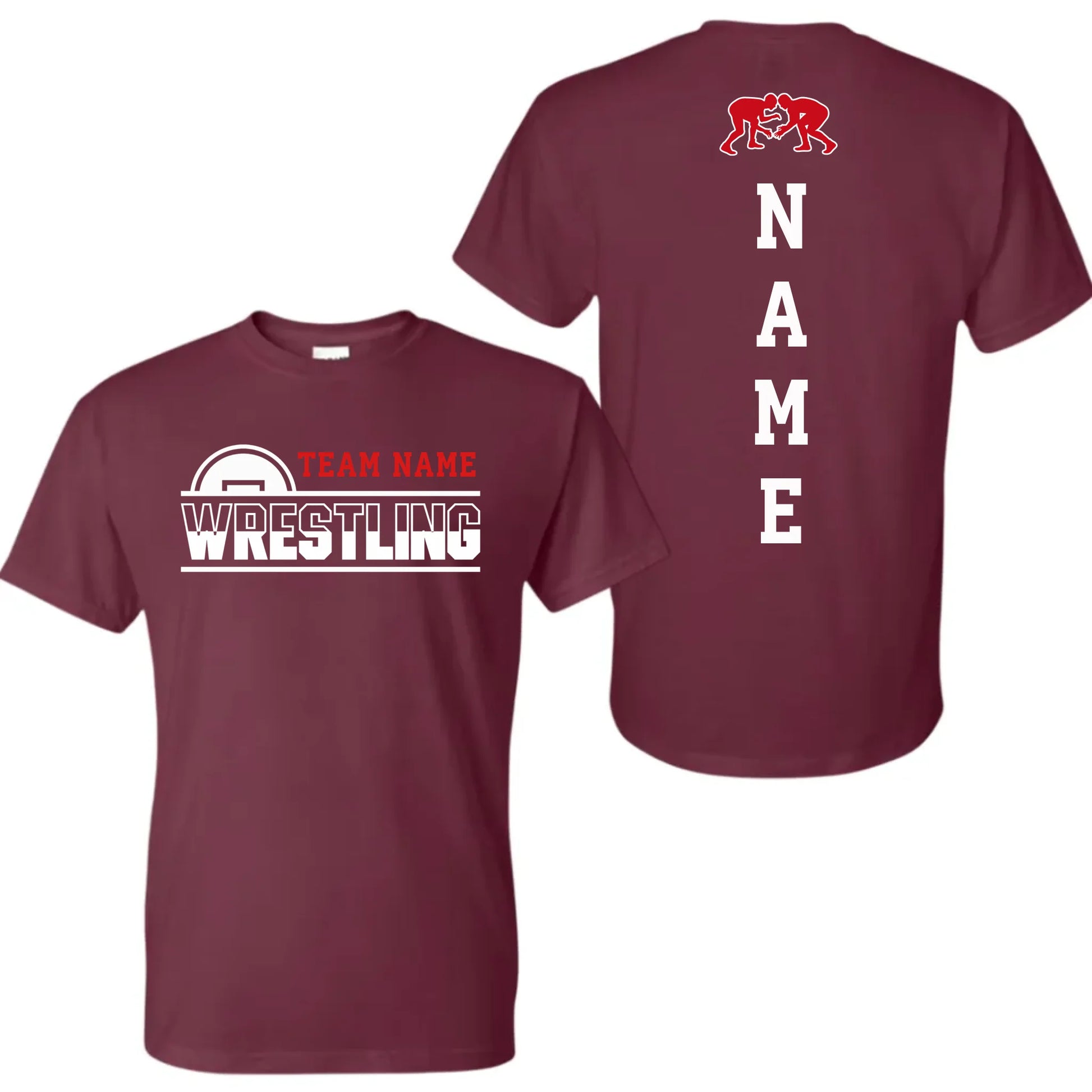 Maroon-mk-t-shirt