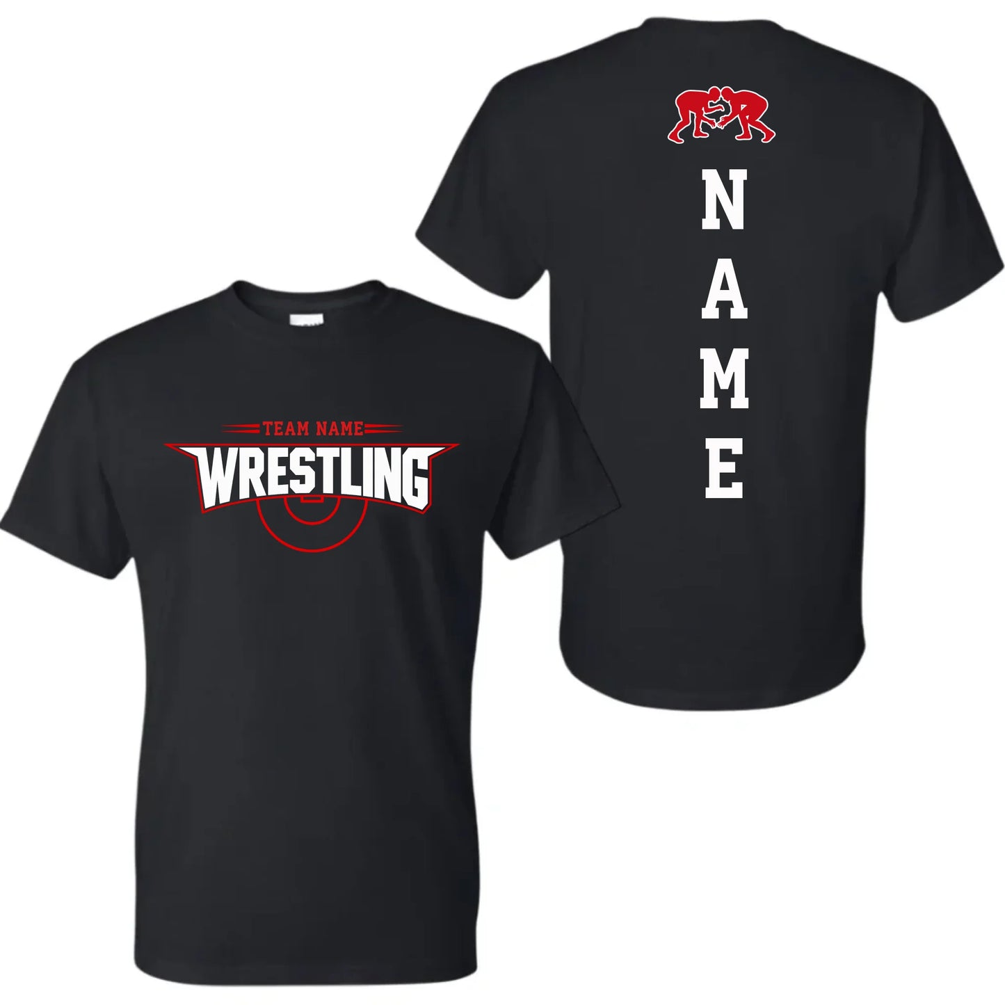 black t-shirt mk