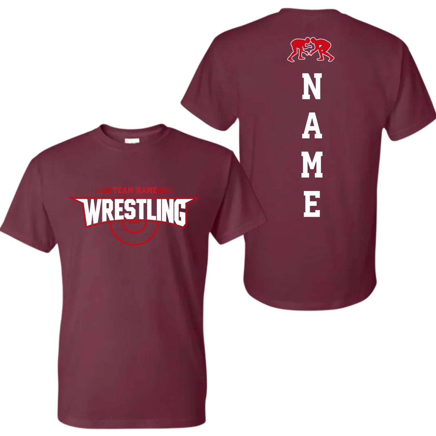 Maroon-mk-t-shirt