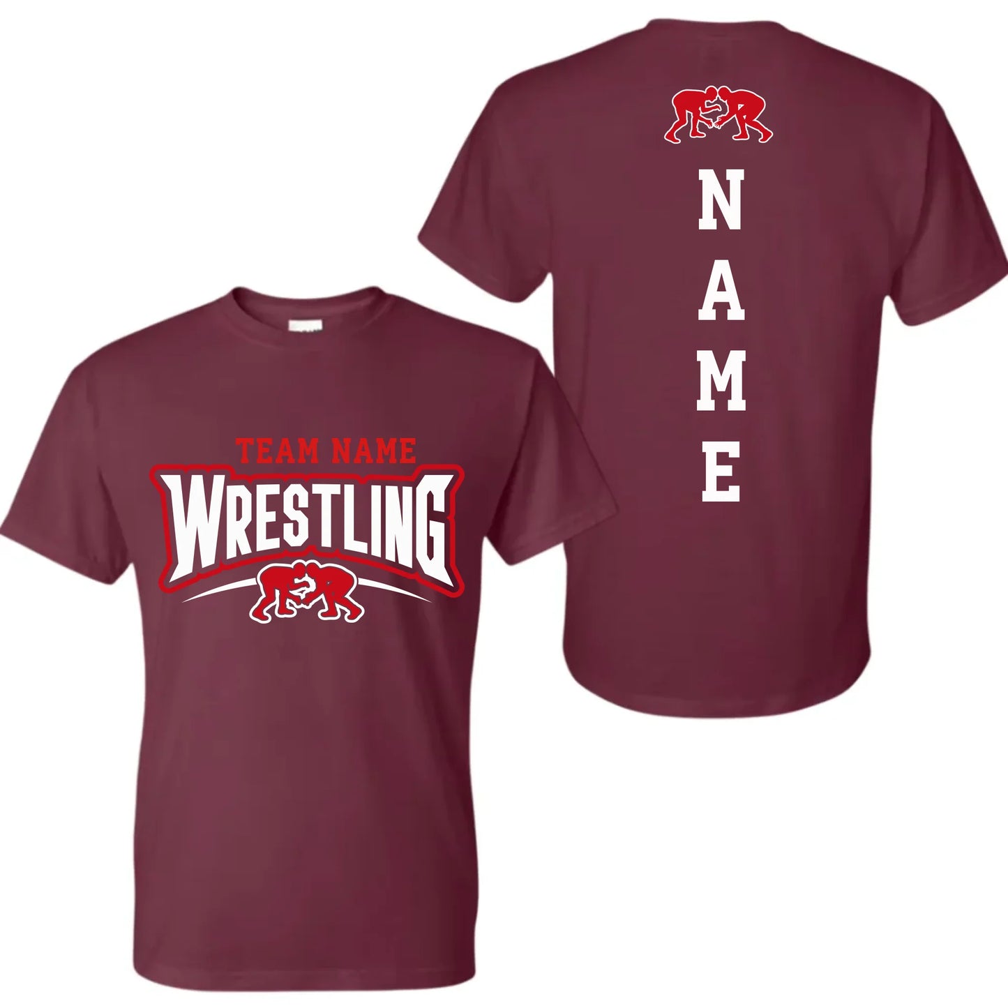 Maroon-mk-t-shirt