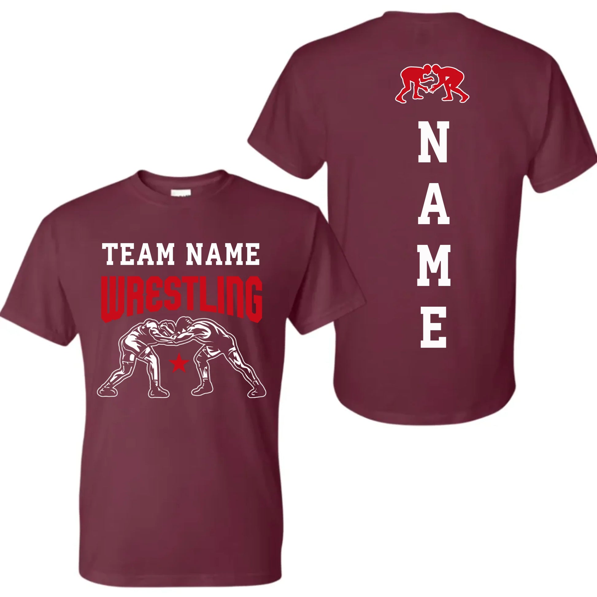 Maroon-mk-t-shirt