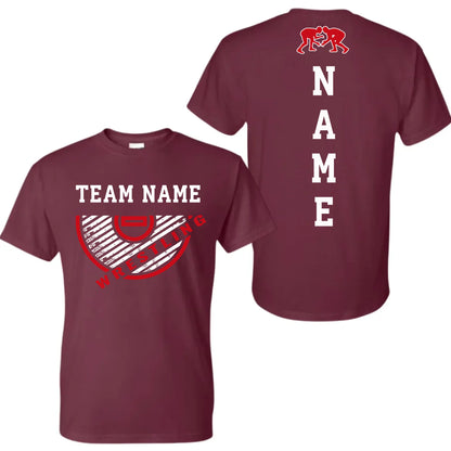 Maroon-mk-t-shirt