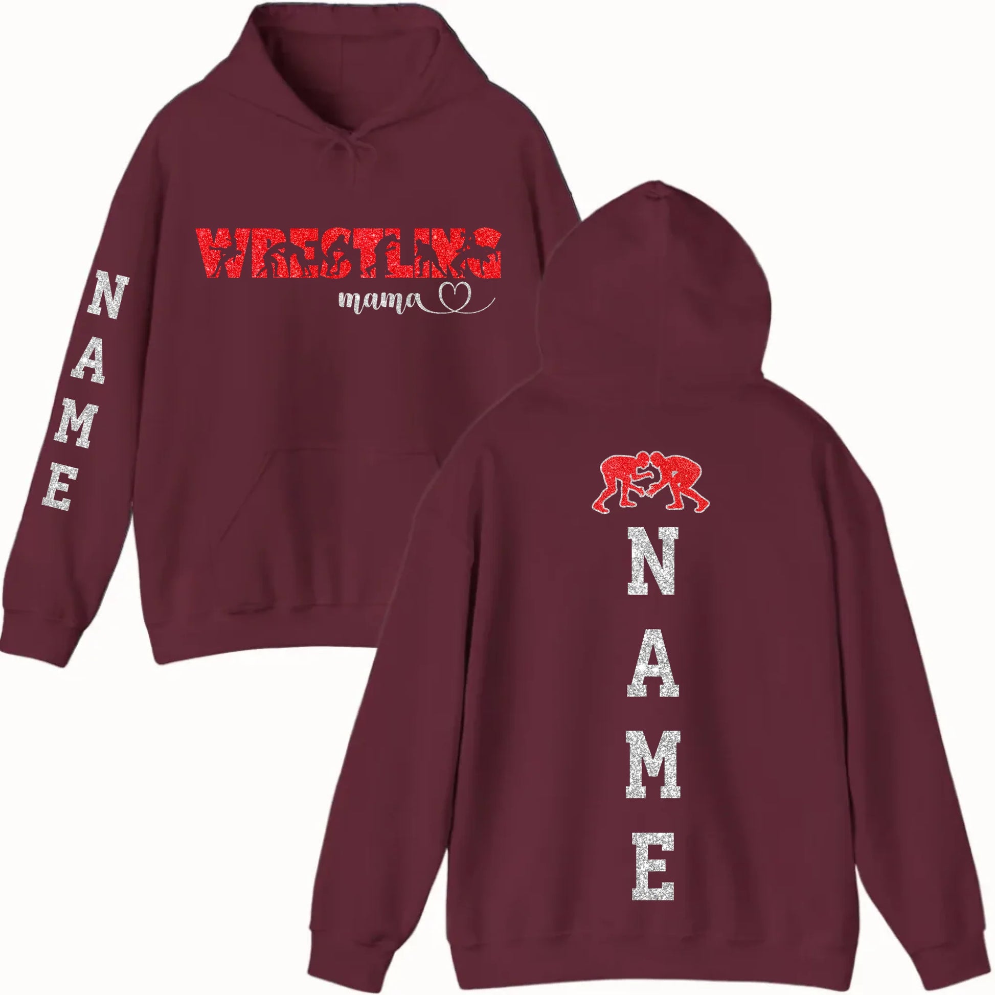 New Hoodie-Maroon