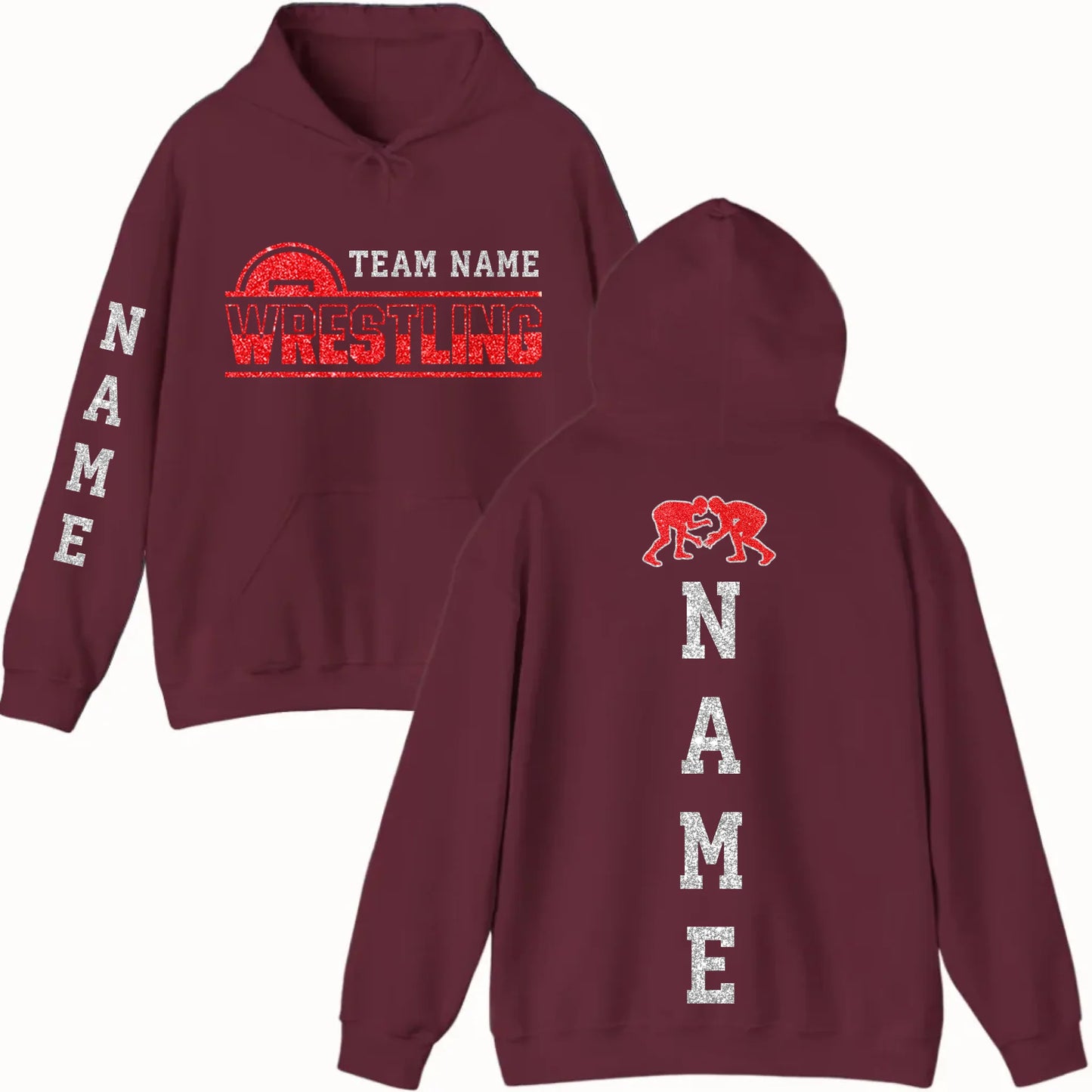 New Hoodie-Maroon