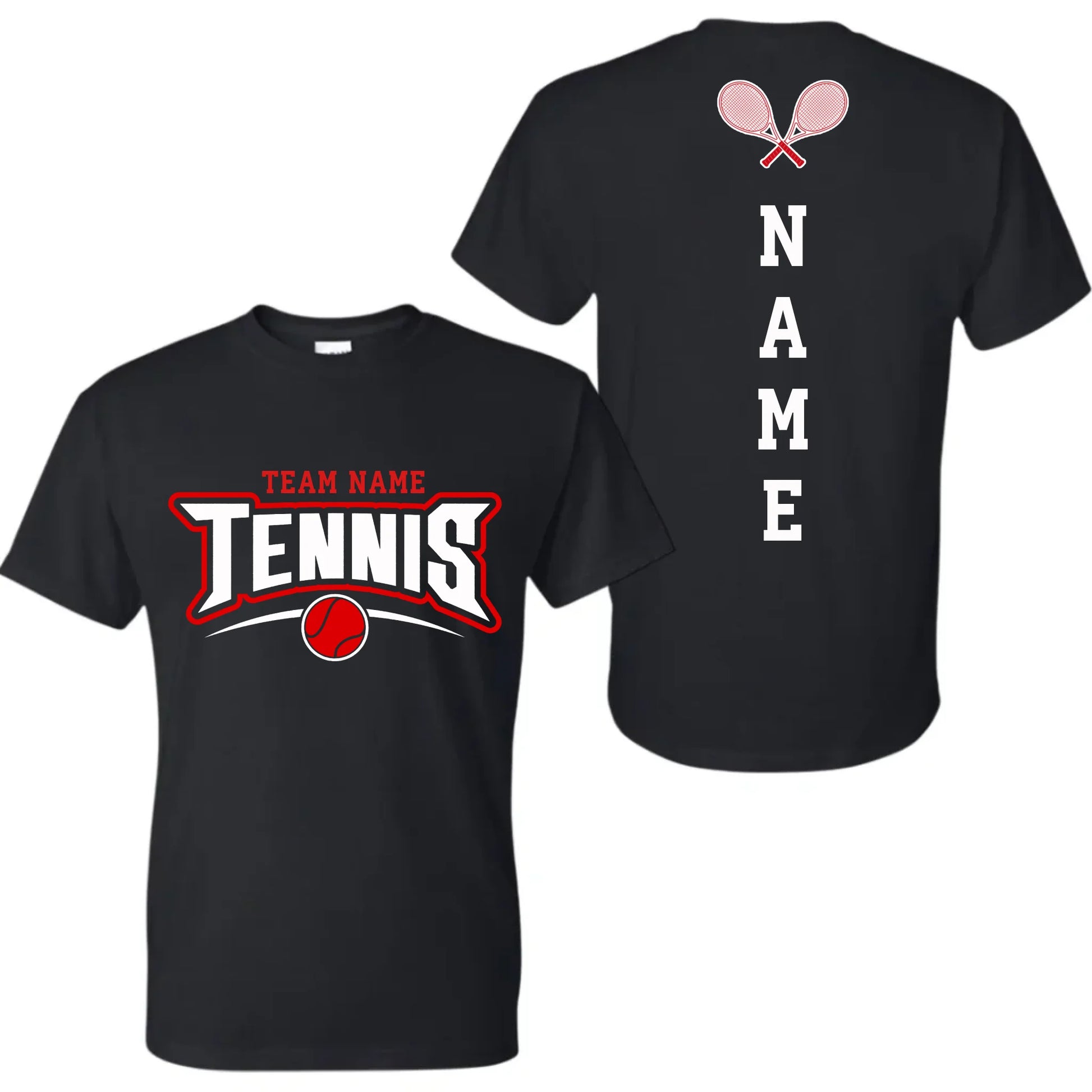 black t-shirt mk