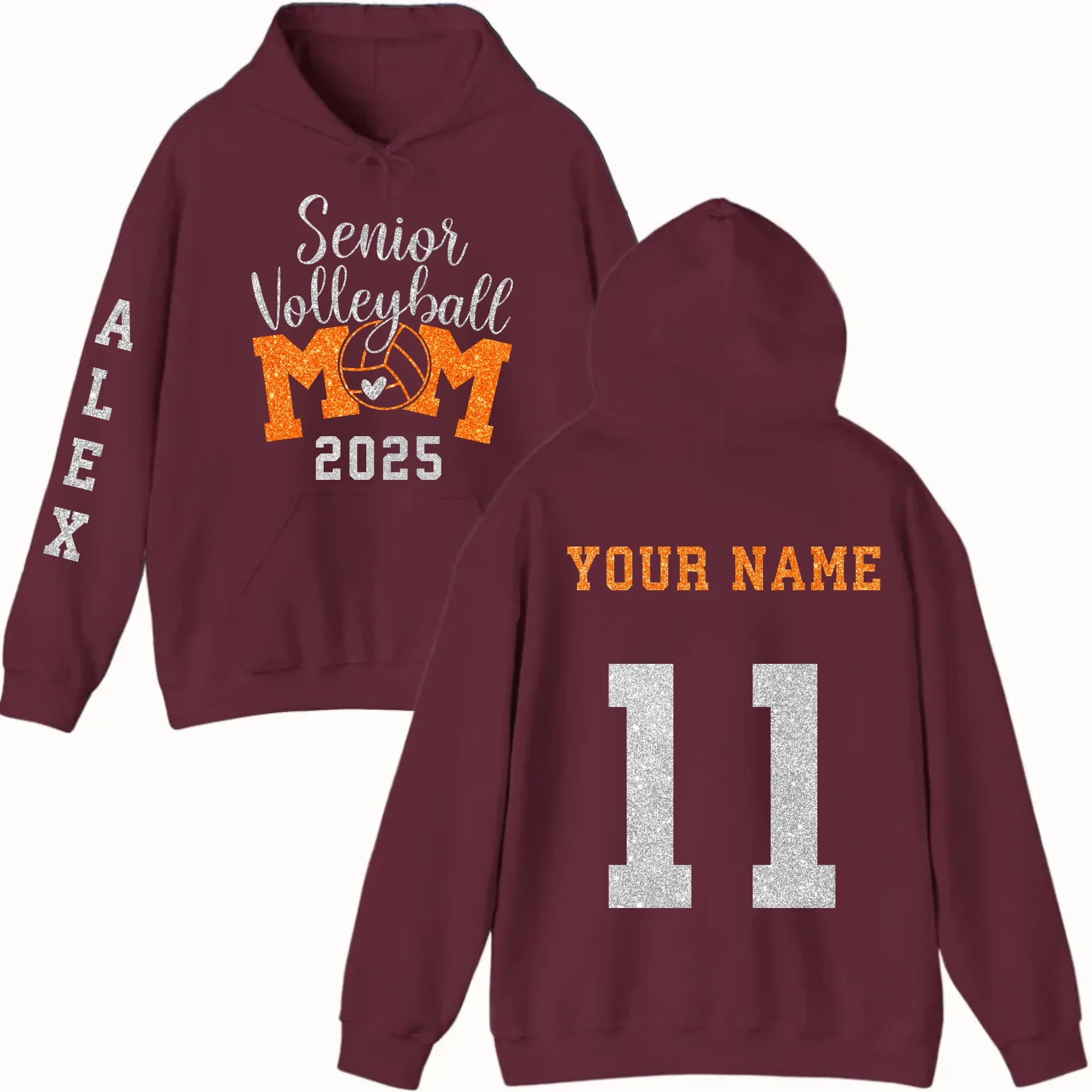 New Hoodie-Maroon