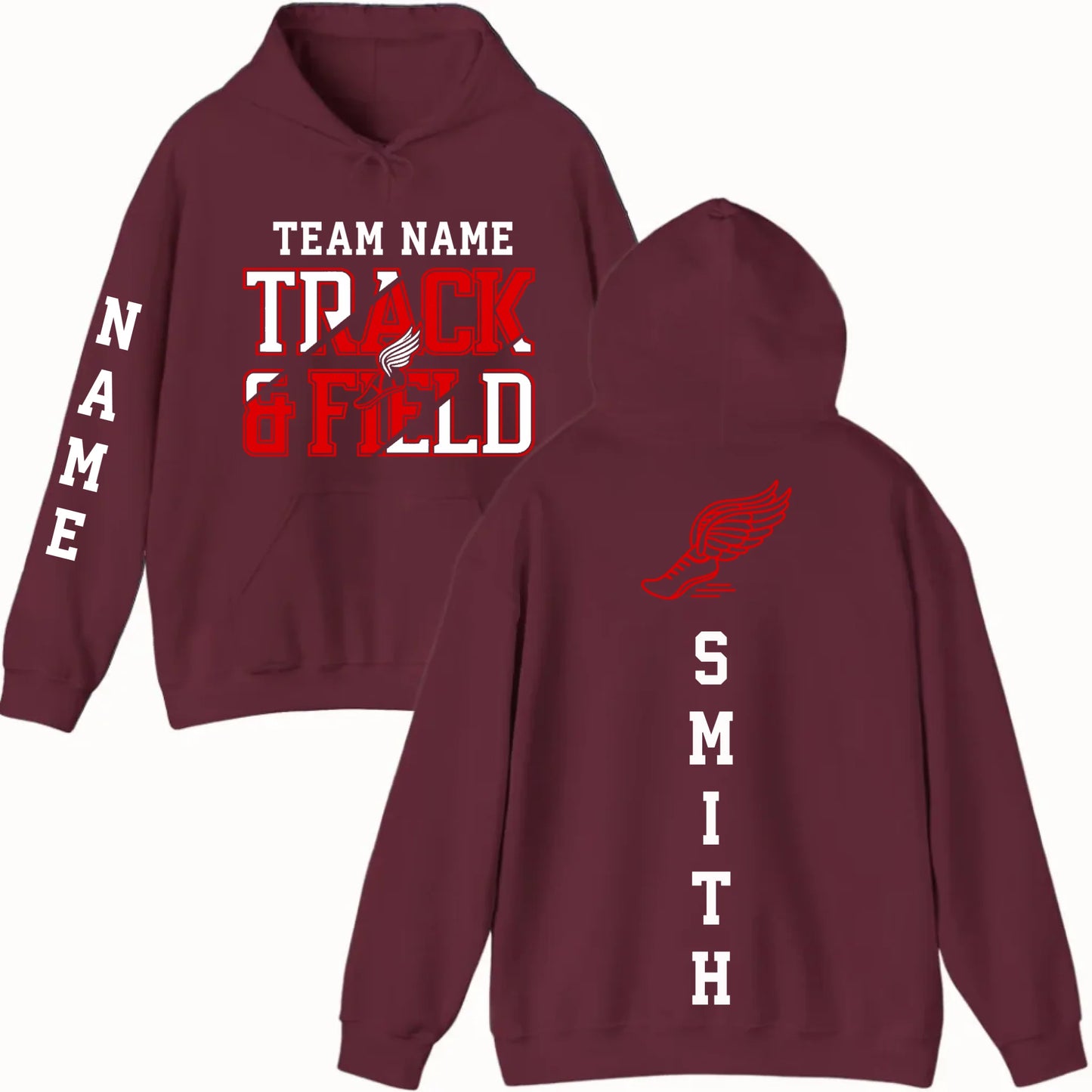 New Hoodie-Maroon