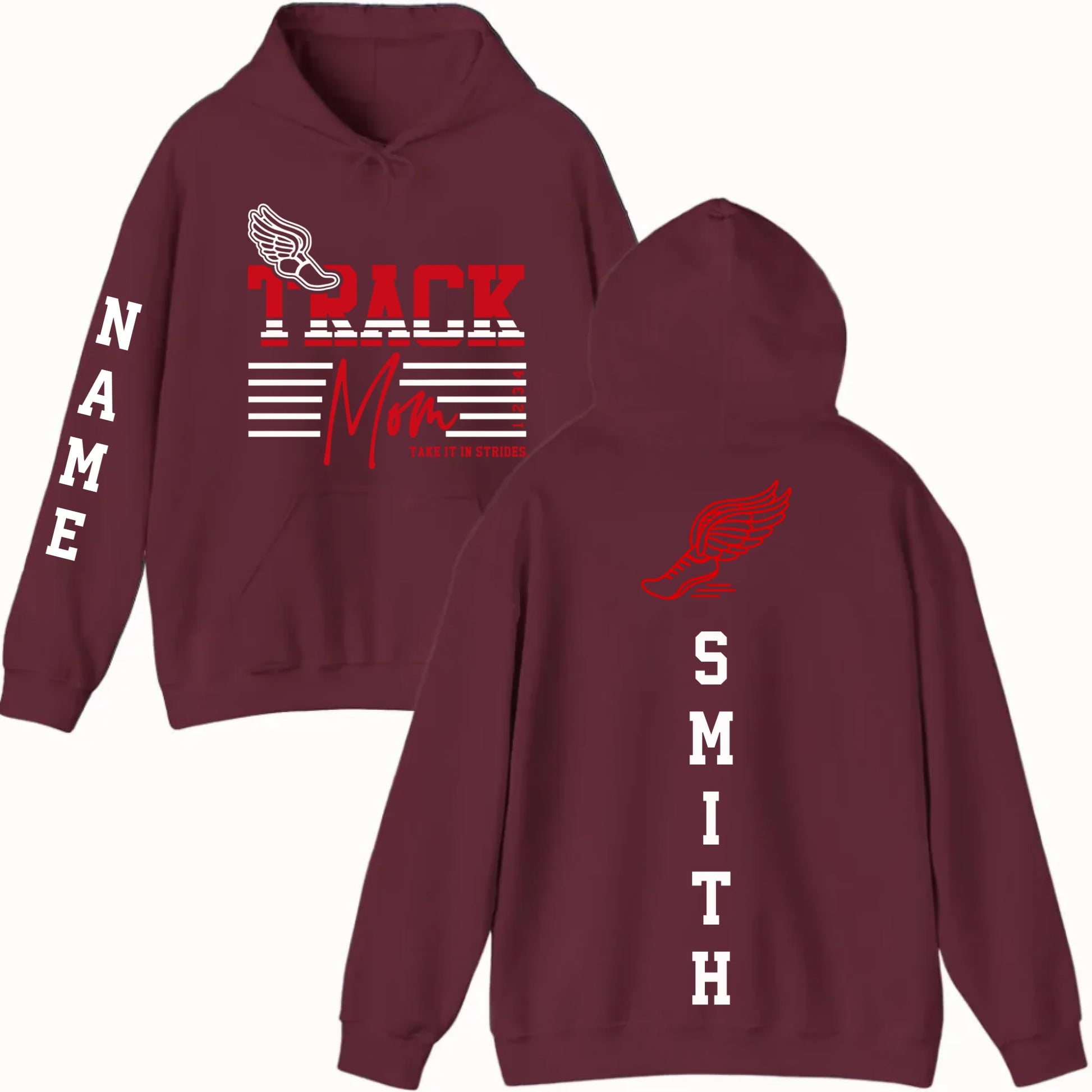 New Hoodie-Maroon