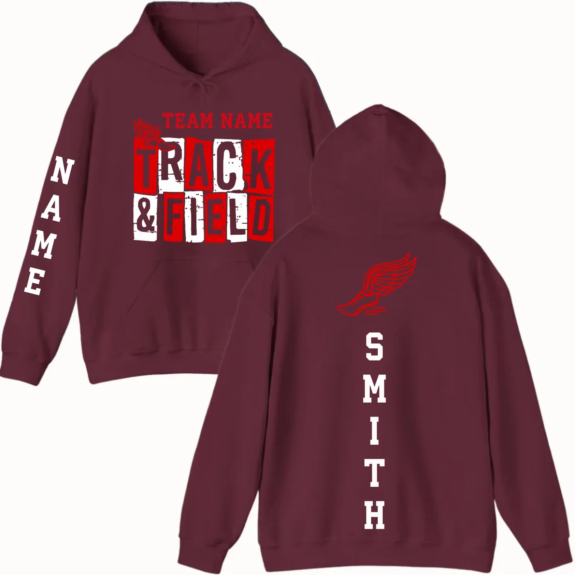 New Hoodie-Maroon