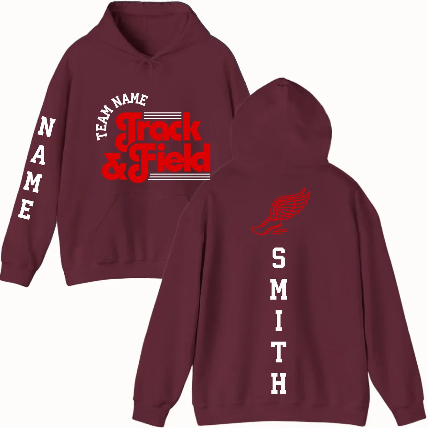 New Hoodie-Maroon