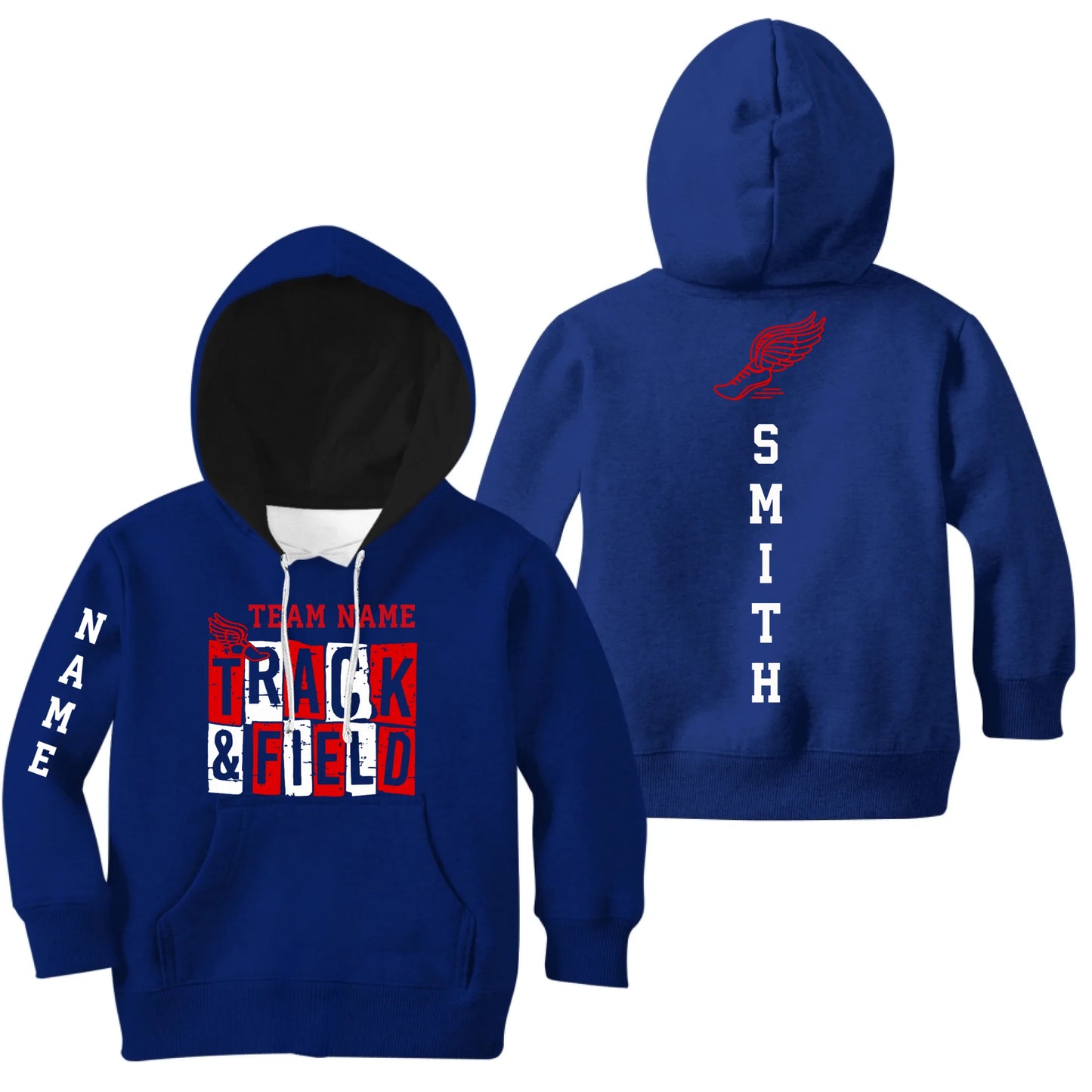 Kids Hoodie-Navy