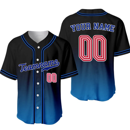 Custom Gradient Baseball Jersey – Personalized Baseball Jersey with Name & Number-2