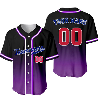 Custom Gradient Baseball Jersey – Personalized Baseball Jersey with Name & Number-1