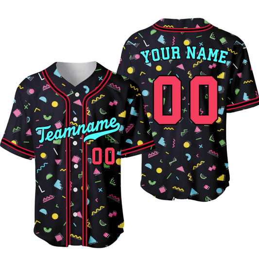 Custom 80's 90's Baseball Jersey with Name & Number – Personalized Y2k Style Baseball Jersey