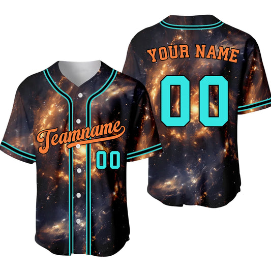 Custom Galaxy Baseball Jersey – Personalized Baseball Jersey with Team Name & Number