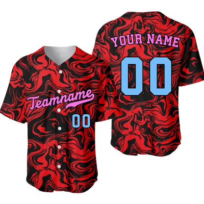 Custom Marble Baseball Jersey – Personalized Baseball Jersey with Team Name & Number
