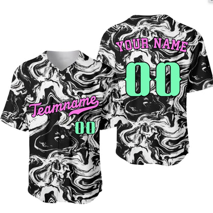 Custom Marble Baseball Jersey – Personalized Baseball Jersey with Team Name & Number-1