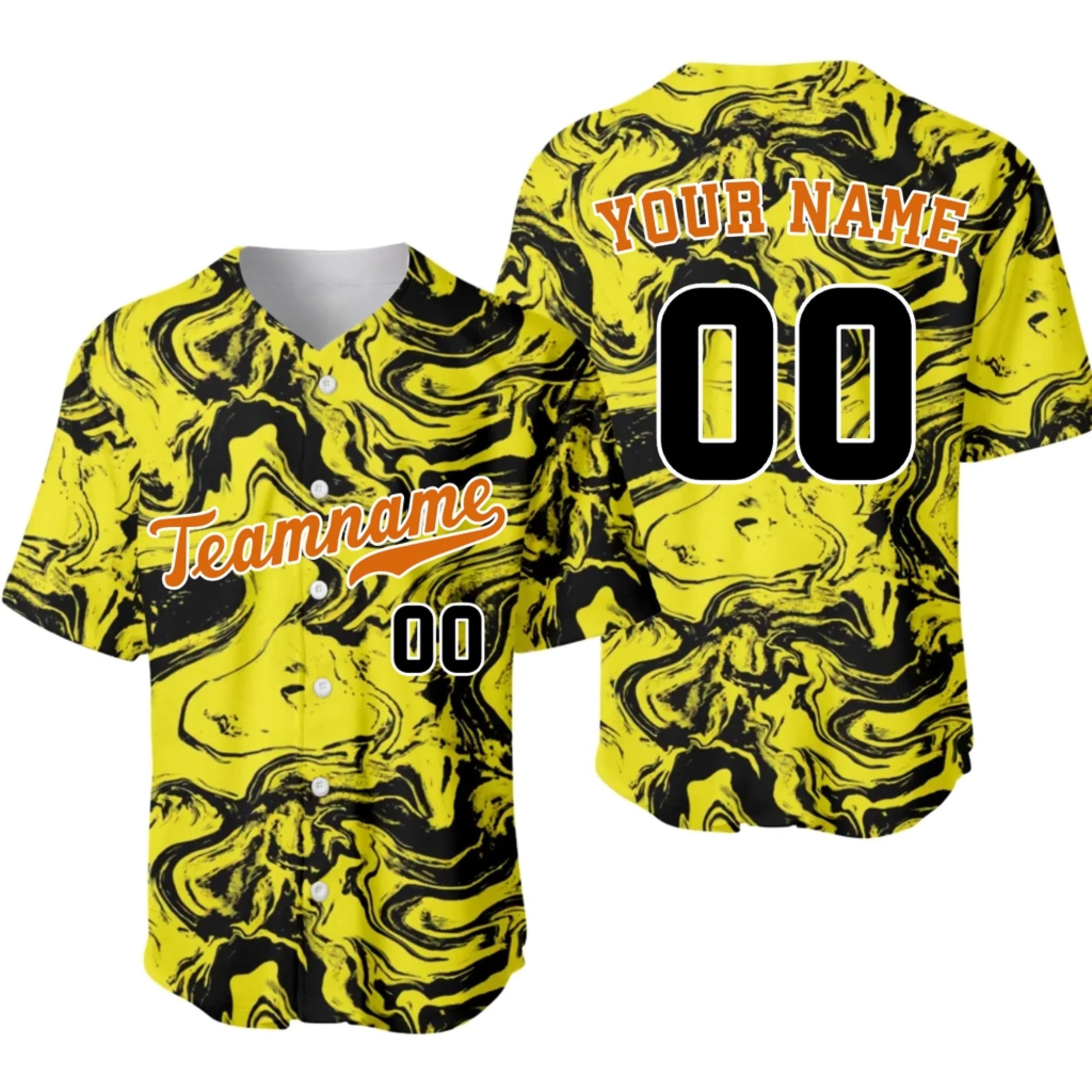 Custom Marble Baseball Jersey – Personalized Baseball Jersey with Team Name & Number-5