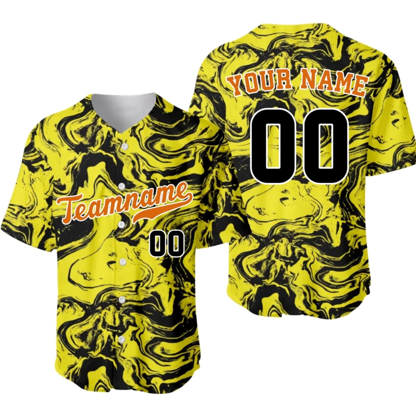 Custom Marble Baseball Jersey – Personalized Baseball Jersey with Team Name & Number-5
