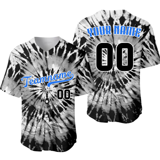 Custom Tiedye Baseball Jersey – Personalized Baseball Jersey with Team Name & Number
